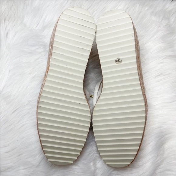 Joie Dabna Suede Platform Espadrille Sneaker Size 39 Blush Pink Low Top - Picture 9 of 10